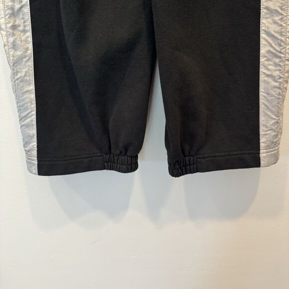 Free People End Zone Pant Wide Leg Sweatpants Metallic Track Stripe Women sz XS - Picture 11 of 13